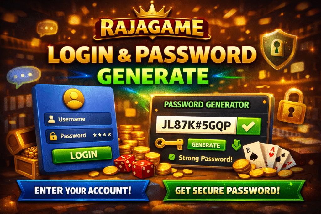 raja game login password